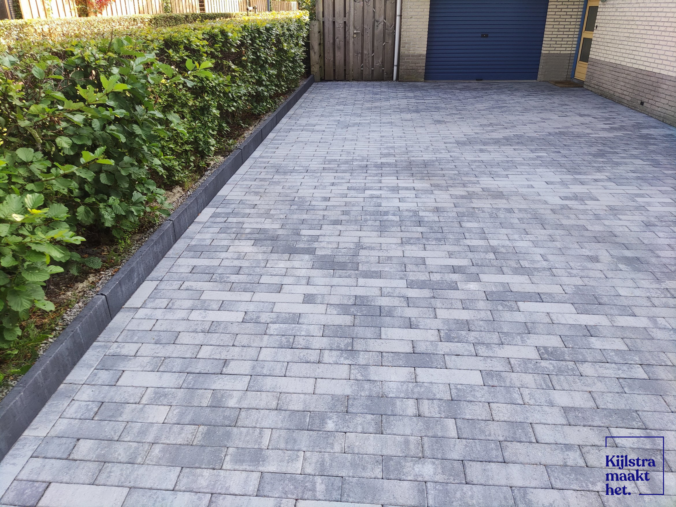 Patio longstone 7 cm nero/grey | Kijlstra Bestrating