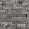 Stonique trommel waalformaat 7 cm grijs/zwart