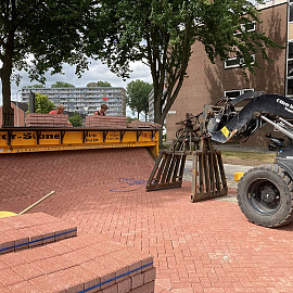 Betonstraatsteen 8 cm machinaal keperverband