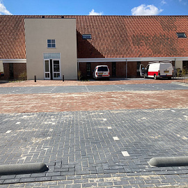 Schampband 21x18x95 2-zijdig rond met voet