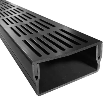 U-Drain afvoergoot WaterWijs 5-10/100 cm zwart