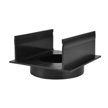 U-Drain afvoergoot WaterWijs 5-10-VO afvoeraansluitstuk onderaansluiting 110