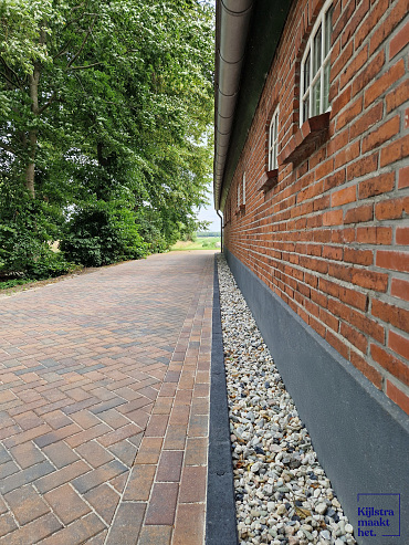 Betonband 10x20x100 antraciet komo