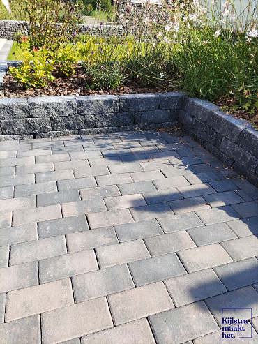 Design brick 8 cm dark sepia komo