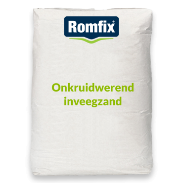 Romfix onkruidwerend inveegzand 20 kg zak basalt