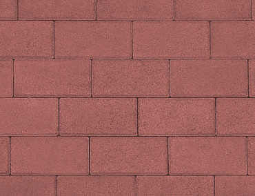Betonstraatsteen 8 cm rood komo