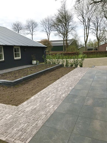 Patio square 60x60x4 cm cloudy tefra