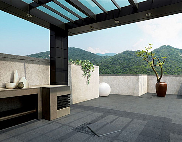 Ceramaxx 60x60x3 cm blue de soignies anthracite 2.0 rect.