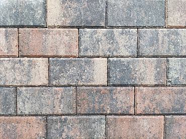 Betonstraatsteen 6 cm tricolore komo