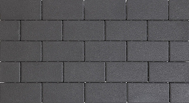 Design brick 6 cm black mini facet komo