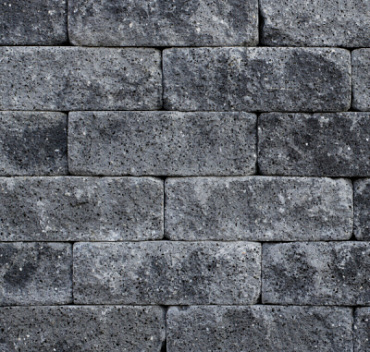 Splitrock trommel 32x13x11 cm grijs/zwart