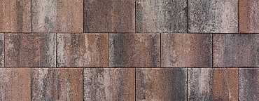 Patio square 20x30x6 cm tricolore