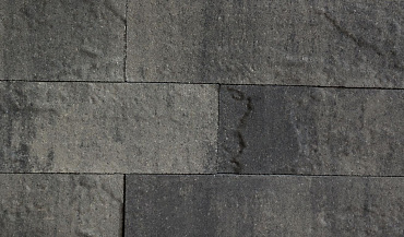 Pallatico muurblock reliëf 15x15x60 cm nero/grey