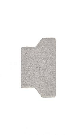 H-verbandsteen half 8 cm grijs komo