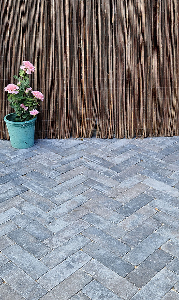 Antieke trommel longstone 7 cm oud drachten