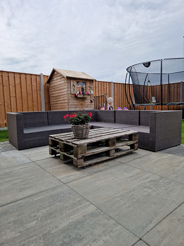 Patio square 90x90x6 cm concrete