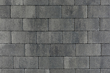 Patio betonstraatsteen 8 cm nero/grey mini facet komo
