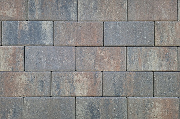 Patio betonstraatsteen 6 cm tricolore TOP mini facet komo