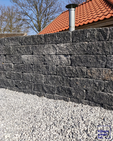 Splitrock trommel 32x13x11 cm 2.0 antraciet