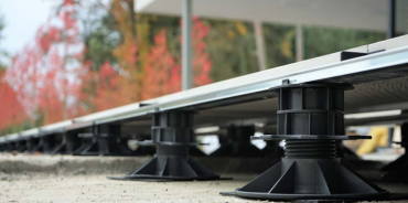 Structusol aluminium profiel ST16 - 2,4 m met rubber profiel