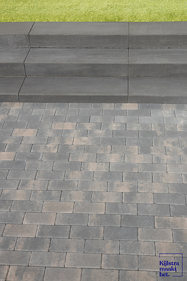Design brick 6 cm dark sepia mini facet komo
