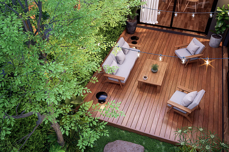Linup aluminium profiel 30 mm, lengte 2,4 m