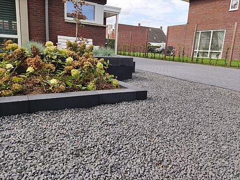 Big bag basalt split 8-16 mm zwart (ca. 1.000 kg)