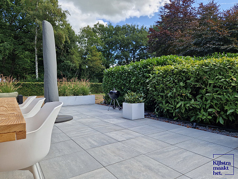 H2O comfort square 60x60x4 cm concrete