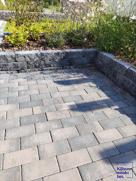 Design brick 8 cm dark sepia komo