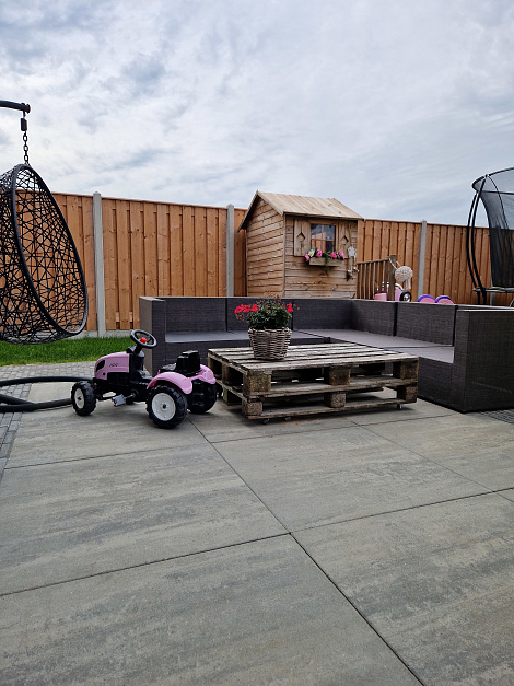 Patio square 90x90x6 cm concrete