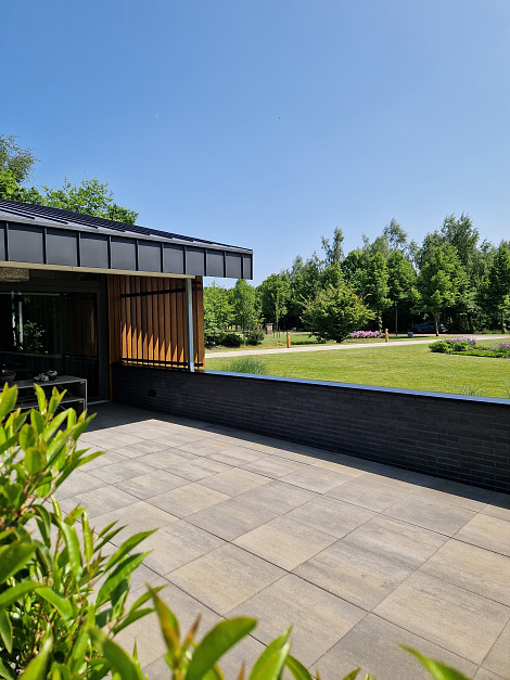 Patio square 60x60x4 cm grigio camello