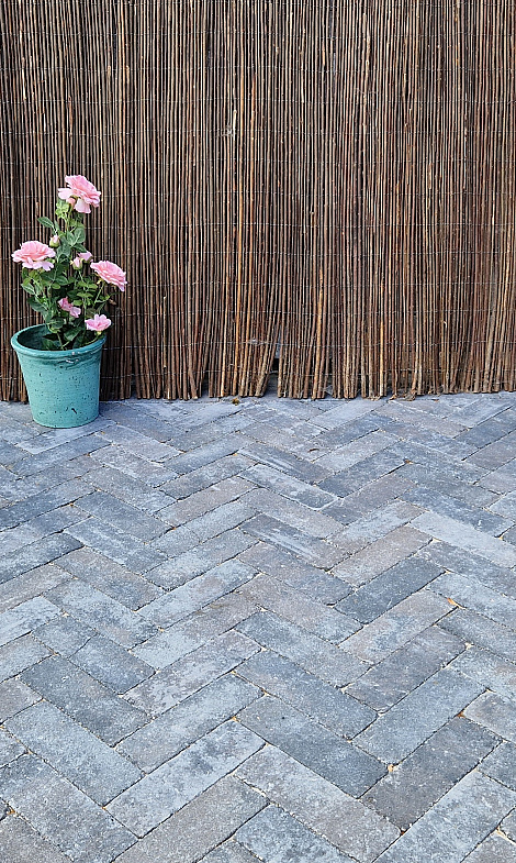 Antieke trommel longstone 7 cm oud drachten