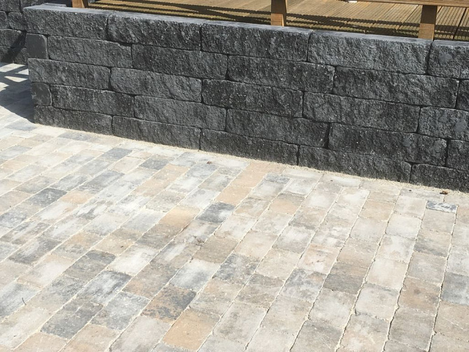 Splitrock XL trommel 15x15x60 cm antraciet