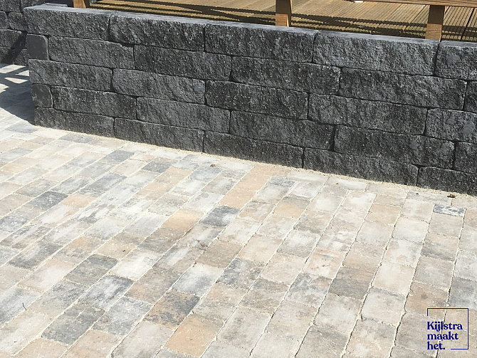 Splitrock XL trommel 15x15x60 cm 2.0 antraciet