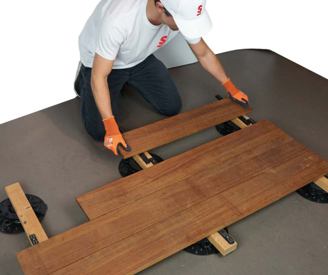 Vlonderstick 275x20x10 tbv blindmontage planken