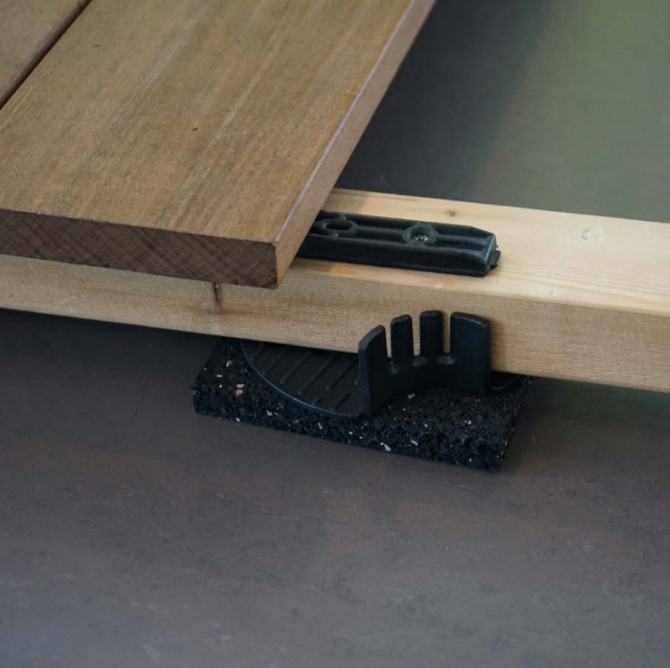 Vaste onderplaat RC 24  - 120x120x20