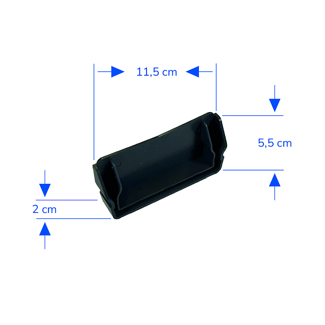 U-Drain afvoergoot WaterWijs 5-10-XK eindstuk