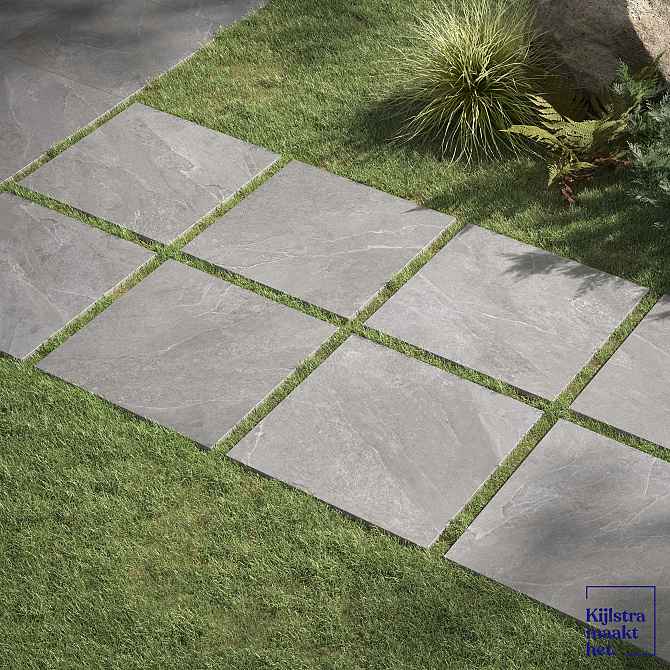 SolidPro keramisch 80x80x2 cm just ash