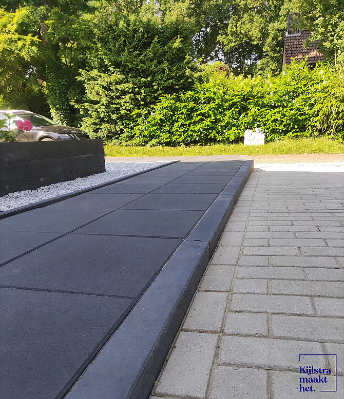Betonband 10x20x100 antraciet komo