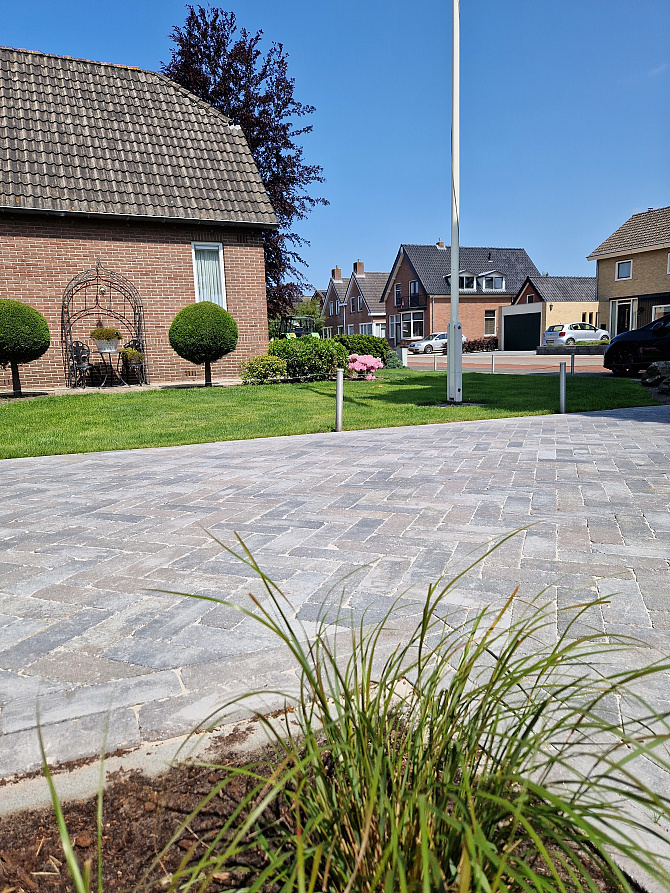Antieke trommel longstone 7 cm oud drachten