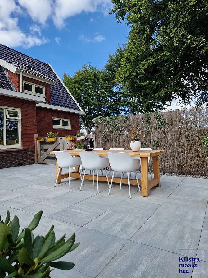 H2O comfort square 60x60x4 cm concrete