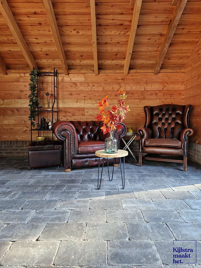 Stonique trommel 20x30x6 cm oud drachten