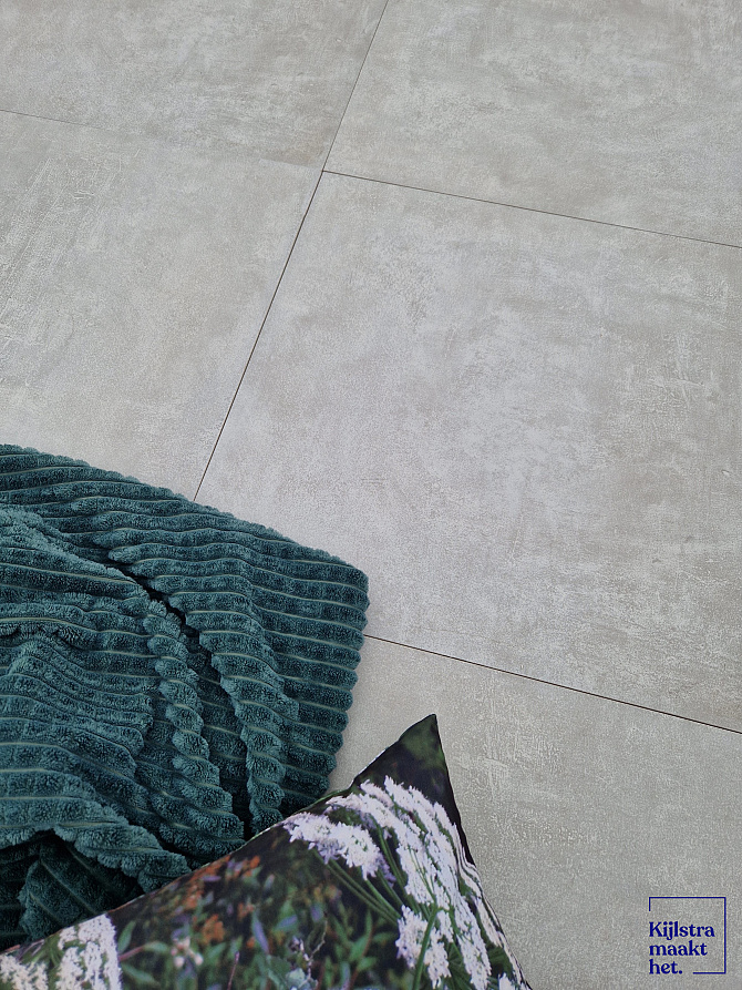 SolidSquare keramisch 60x60x3 cm puzzolato grigio