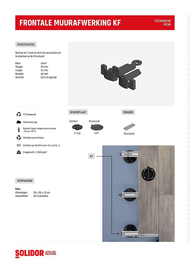 Structusol muurafwerking KF frontaal