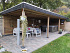 Patio square 60x30x5 cm tricolore