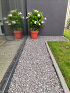 Betonband 5x15x100 grijs