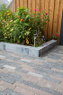 Linea 15x15x60 cm grijs/zwart