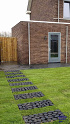 Keigrassteen WaterWijs 45x45x10 cm antraciet