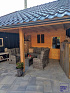 Straksteen 20x30x6 cm grijs/zwart