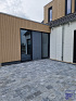 Stonique trommel 21x14x7 cm grijs/zwart